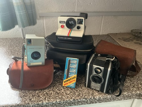 Vintage polaroid rainbow - vintage,