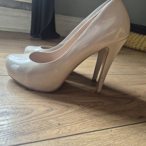 High heeled patent platform - heeled,