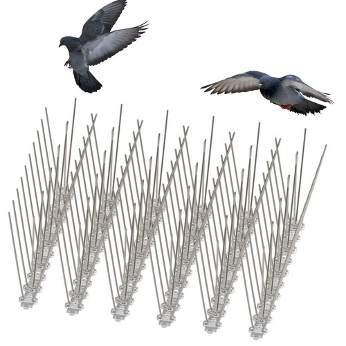 Stainless steel bird spikes - steel,