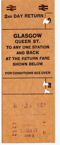 Railway ticket r - ticket,, b.r.b