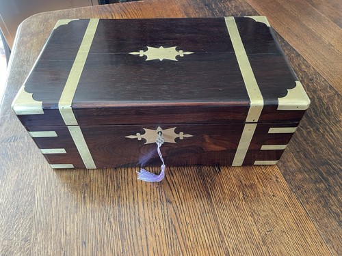 Victorian rosewood writing - rosewood,