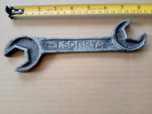 Antique sorby plough spanner - plough,