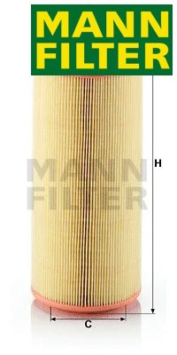 Air filter 107 1 - filter, c