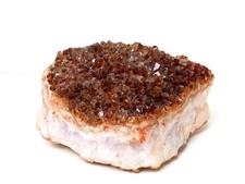 Large citrine crystal cluster - crystal,