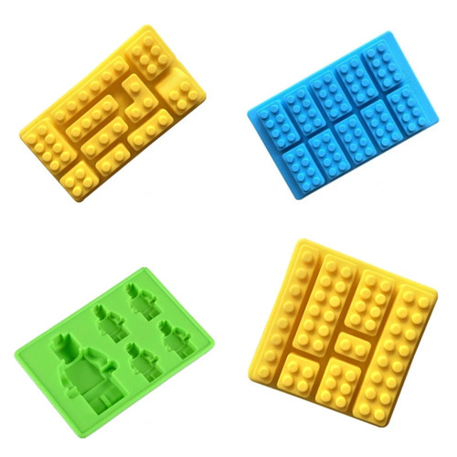 Building bricks robot man - robot,