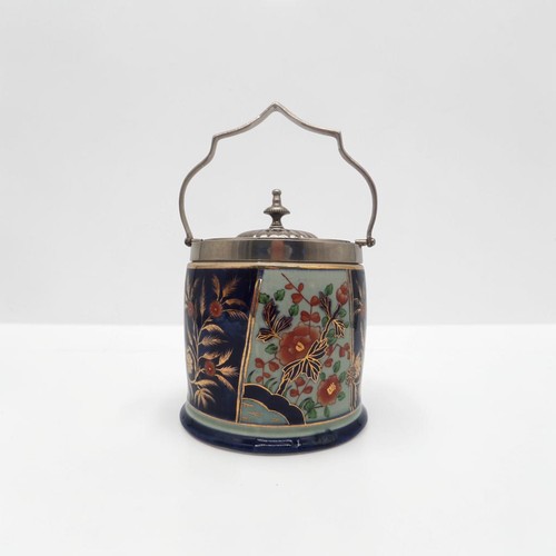 Vintage ceramic biscuit tin - vintage,