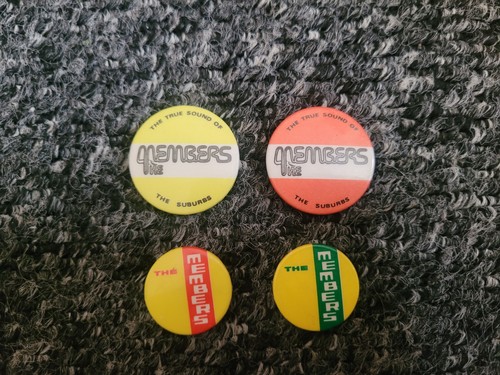 Members pin badges - badges, punk