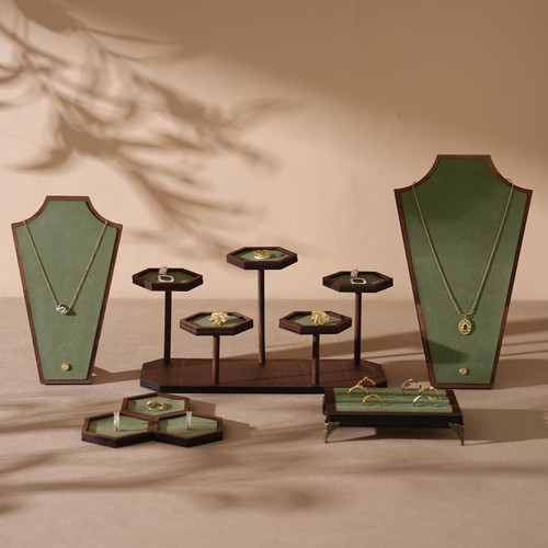Walnut veneer jewelry - walnut,