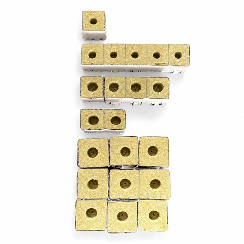 Mixed rockwool grow cubes - mixed,
