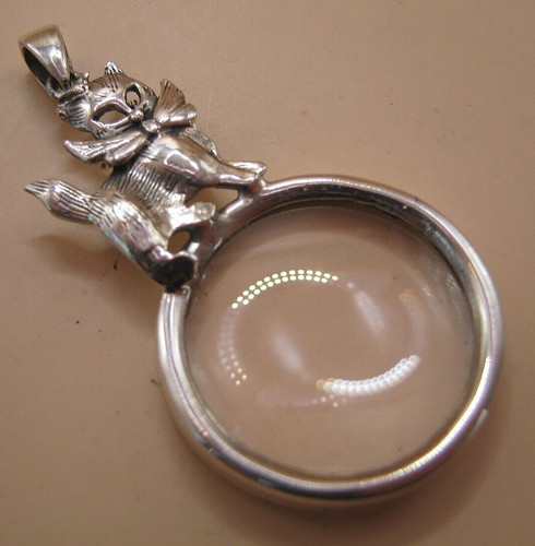 English sterling silver cat - english,