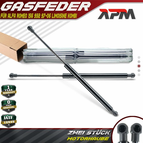 Gas spring hood damper - 2x,