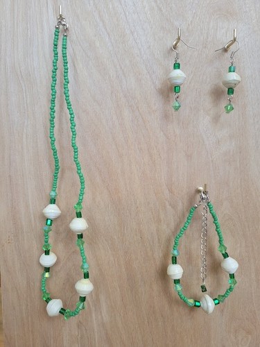 Paper bead piece set - piece,