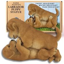 Labrador Puppies Statue - Hand