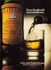 Vintage 1977 advert Scotlands best distilleries, Cut Sark Scotch Whiskey  (PM)