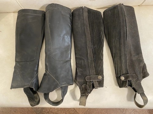 Pairs soft black leather - 2,