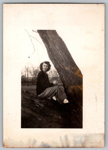 Vtg snapshot woman - snapshot,