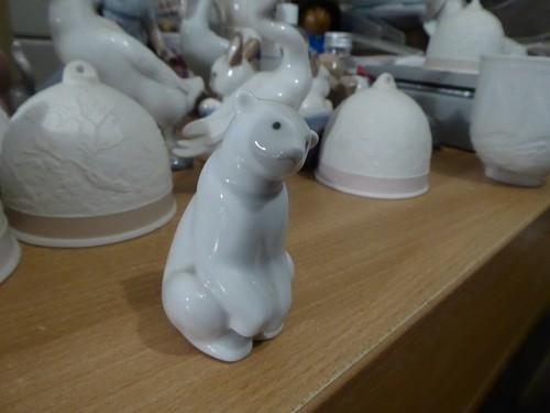 Lladro nao polar bear rare - lladro,