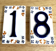 Philip Laureston English Pottery House Numbers One & Eight Very Rare Blue White