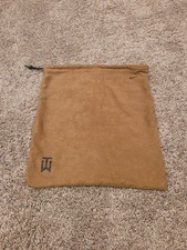 RARE Nike Tiger Woods TW Golf Shoe Drawstring Bag Brown Tan. (Read)
