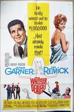 The Wheeler Dealers 1963 James Garner, Lee Remick Phil Harris Original US Poster
