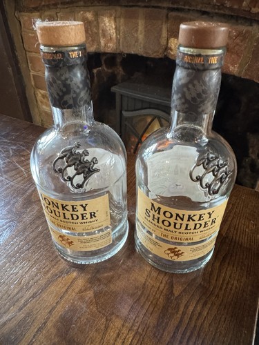 Monkey shoulder empty bottles - empty,