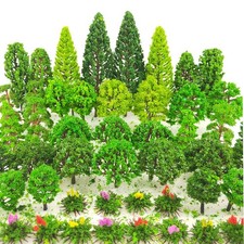 60 Pieces Model Trees 1.36-6
