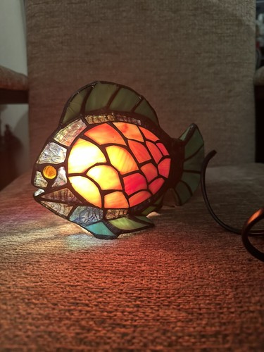 Tiffany style multicolour fish - tiffany,
