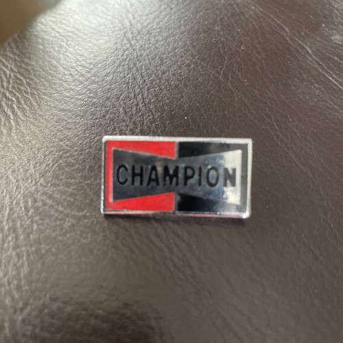 Champion enamel lapel pin - champion,