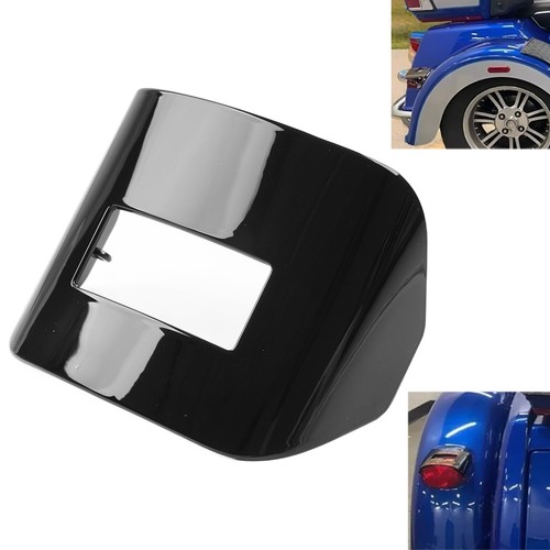 Black tail light visor cover - black,