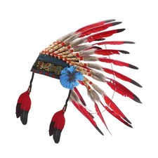 Native American Indian Headdress Stage Performance Role Playing Chief Hat
