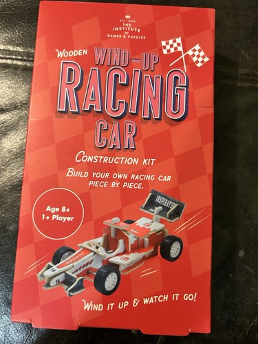 Wind wooden racing car toy - wind,