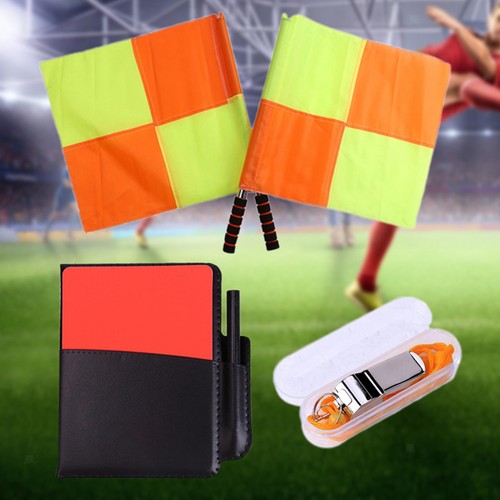 Soccer referee flag set - soccer,