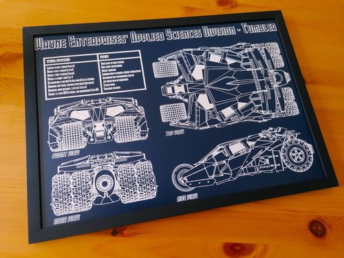 Batmobile tumbler wall art - tumbler,