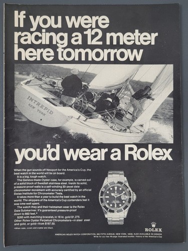 1970 print rolex if you - 1970, ad