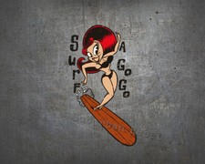 Surf A Go Go Decal - Sticker