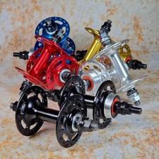 Suntour Suzue Style Large High Flange Old School BMX Hubs Pair 5 Colours