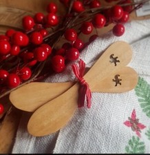 Set Of 2 Wooden Birch Swedish