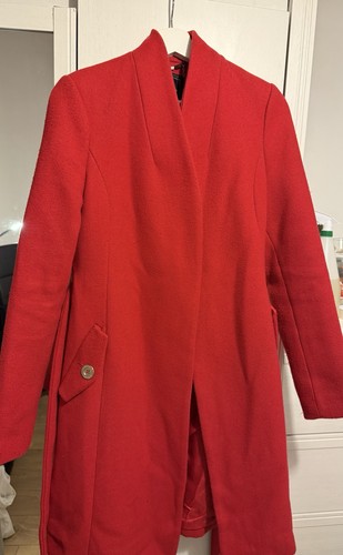 Women red coat size 8 - red,