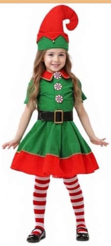 Kids elf costume girls - elf,