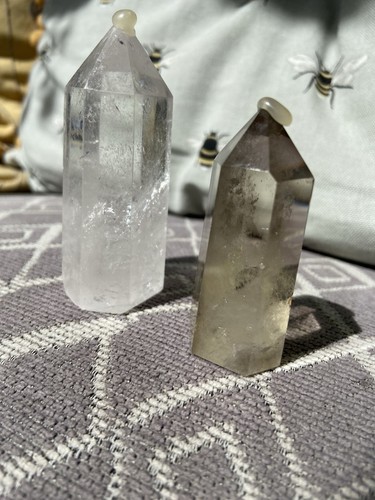 Clear and smoky - smoky, crystal
