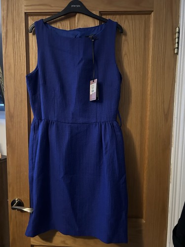 Coast cobalt blue dress 16 - coast,