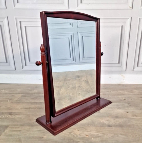 Stag dressing table mirror - table,