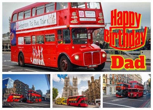 Bus happy birthday - bus,
