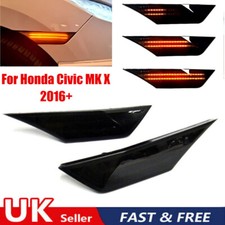 2x Smoked Sequential LED Side