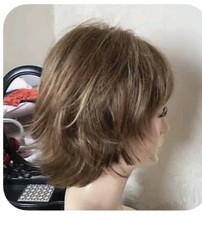 Dimples modern highlighted wig