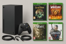 Microsoft Xbox Series X 1TB with 1 Controller Black and 4  Games Bundle