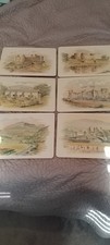 Vtg Clover Leaf Table Mats Set of 6 Scenes of Wales Code SPN63 WALES TODAY BOXED
