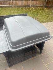 KarRite car Roof Box in grey good Used Condition. No need for keys