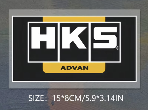 Hks sport large sticker - "hks",