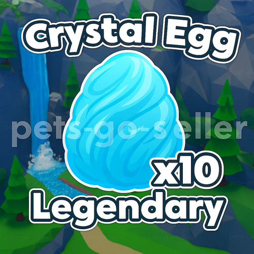 10x crystal egg - egg, (very